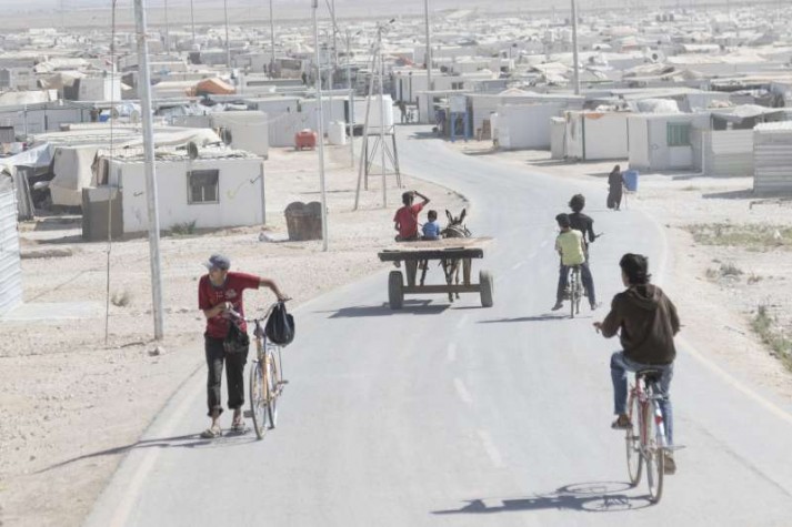 Campo de Refugiados Zaatari, na Jordânia