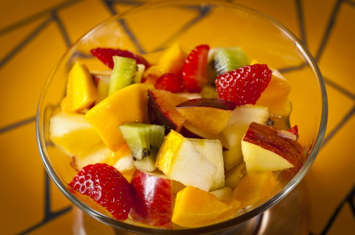 Lanche saudável inclui frutas