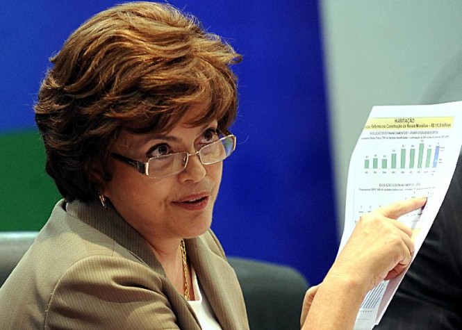  Dilma Rousseff como ministra-chefe da Casa Civil em 2009