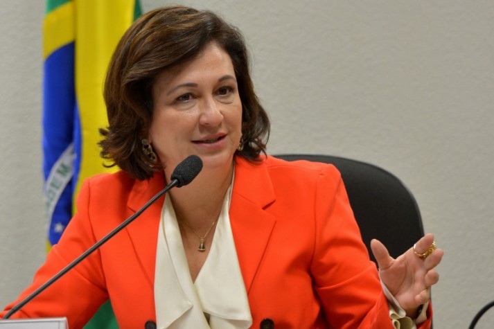 Na foto: A senadora Katia Abreu, presidenta da CNA.