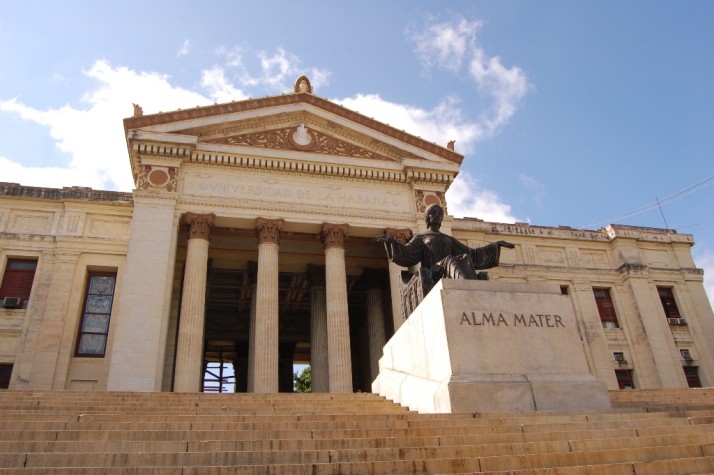 Universidade de Havana, em Cuba