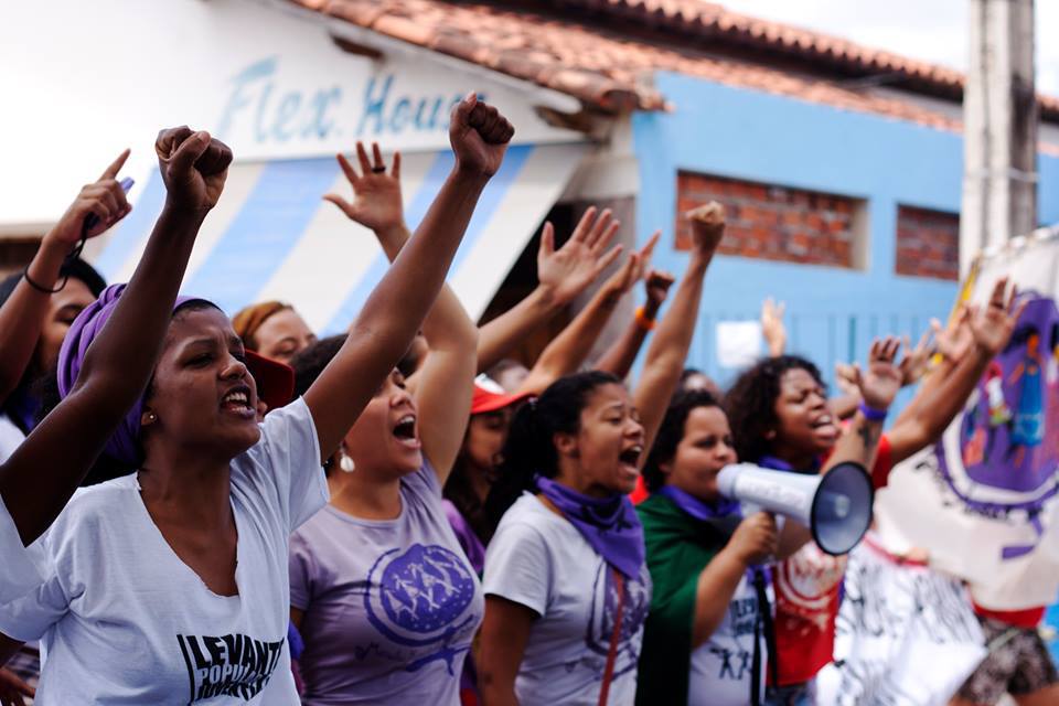 Marcha Mundial das Mulheres na Bahia. Foto: EBC