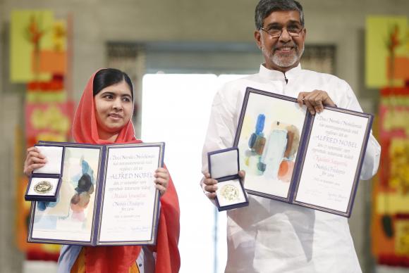 Nobel da Paz vai para Kailash e Malala