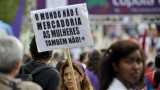 Ativistas voltaram às ruas para protestar contra a abordagem da imprensa da Marcha das Mulheres