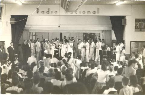 Auditório da Rádio Nacional nos anos 50