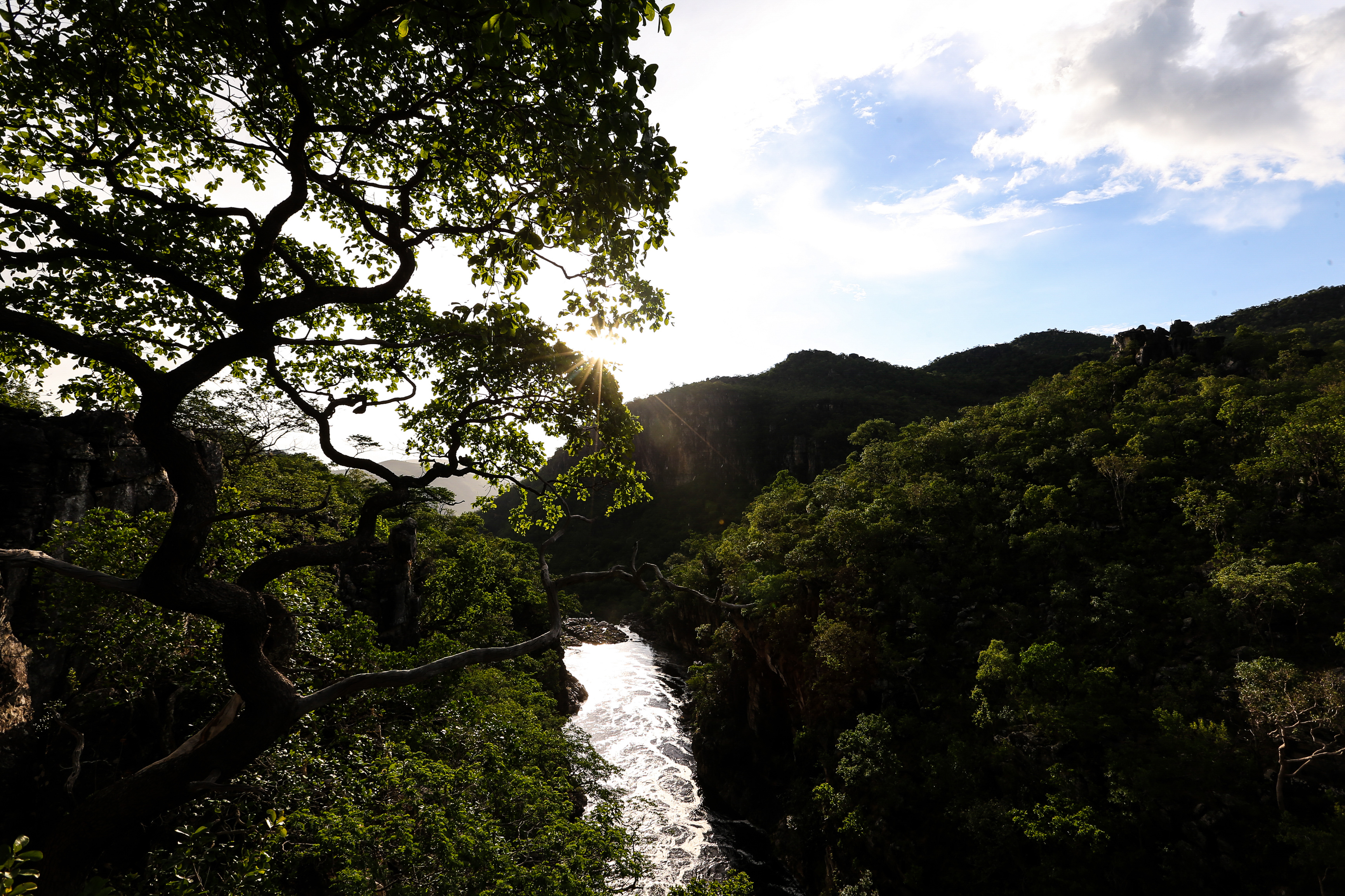 Alto Paraíso (GO) - Vista a partir do ponto conhecido como carrossel, no Parque Nacional da Chapada dos Veadeiros (Marcelo Camargo/Agência Brasil)