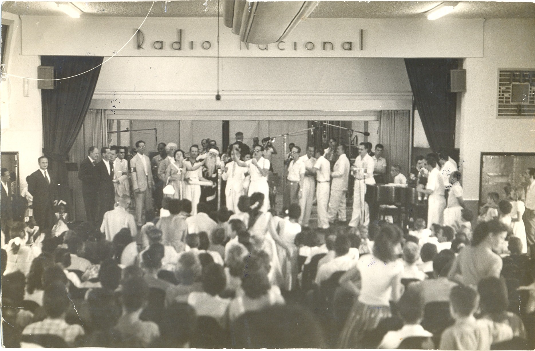 Auditório da Rádio Nacional nos anos 50