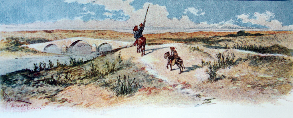 Ilustração da segunda parte do livro Dom Quixote de La Mancha