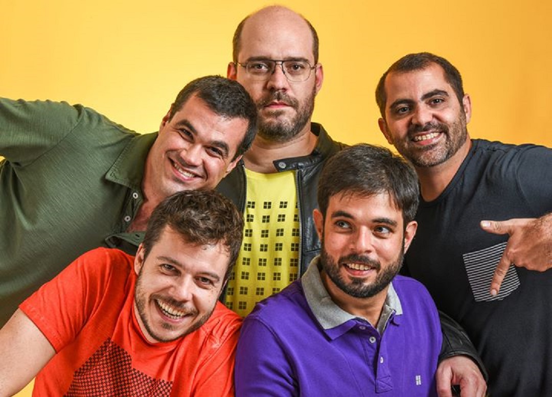 Leda Nagle recebe artistas do grupo de samba da Lapa