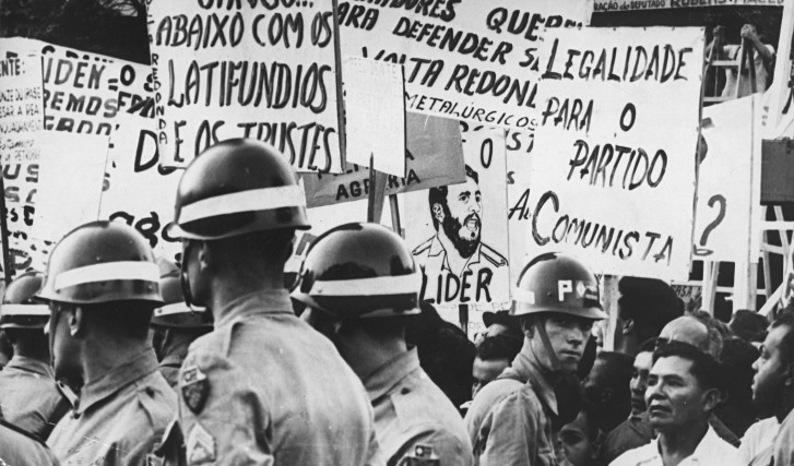 Comício na Central do Brasil no dia 13 de março de 1964